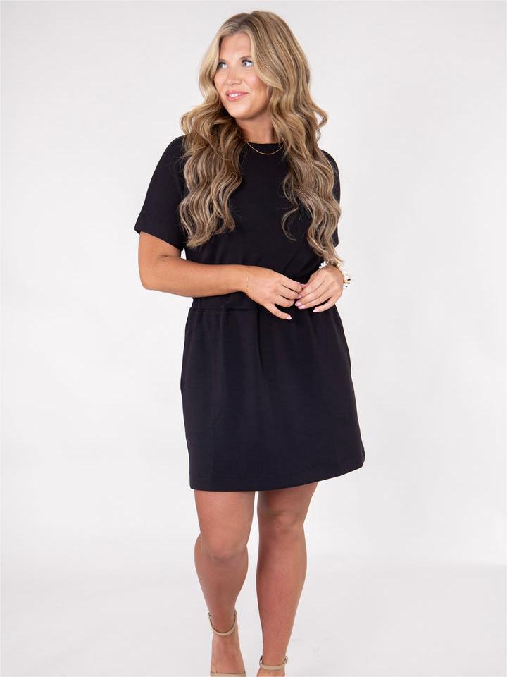AirEssentials Cinched T-Shirt Dress