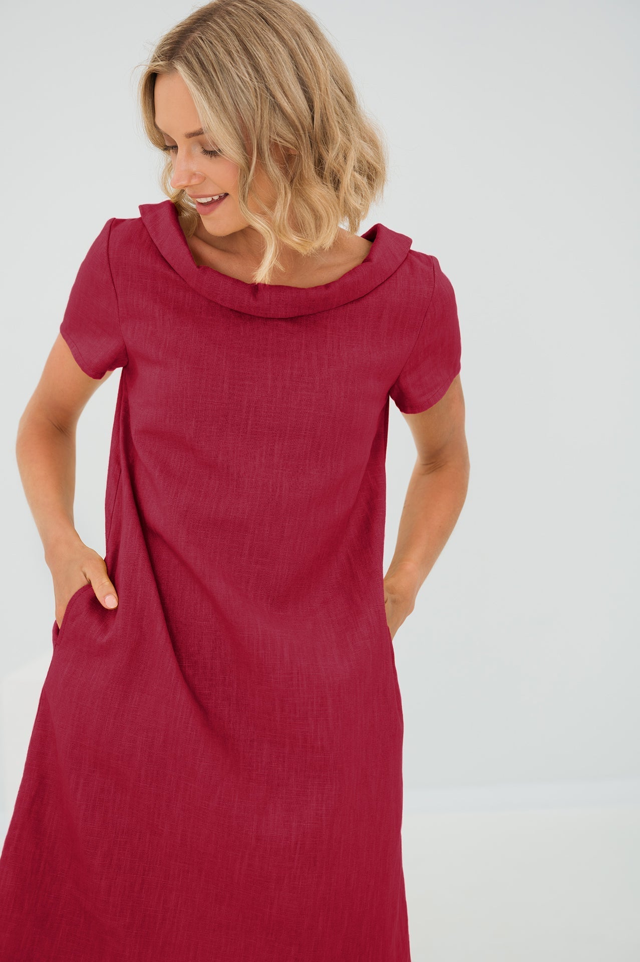 Sunny Comfort Linen Dress