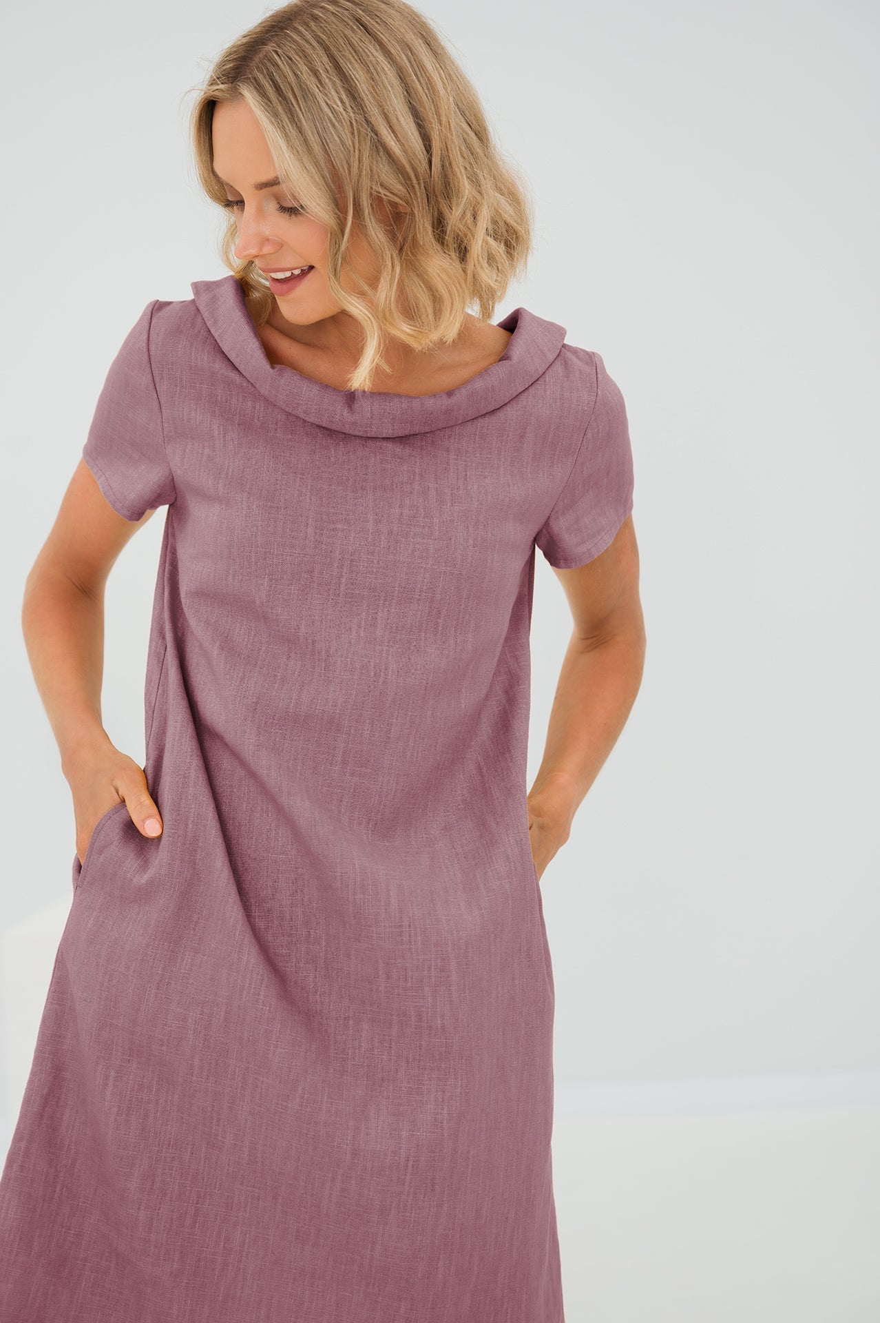 Sunny Comfort Linen Dress