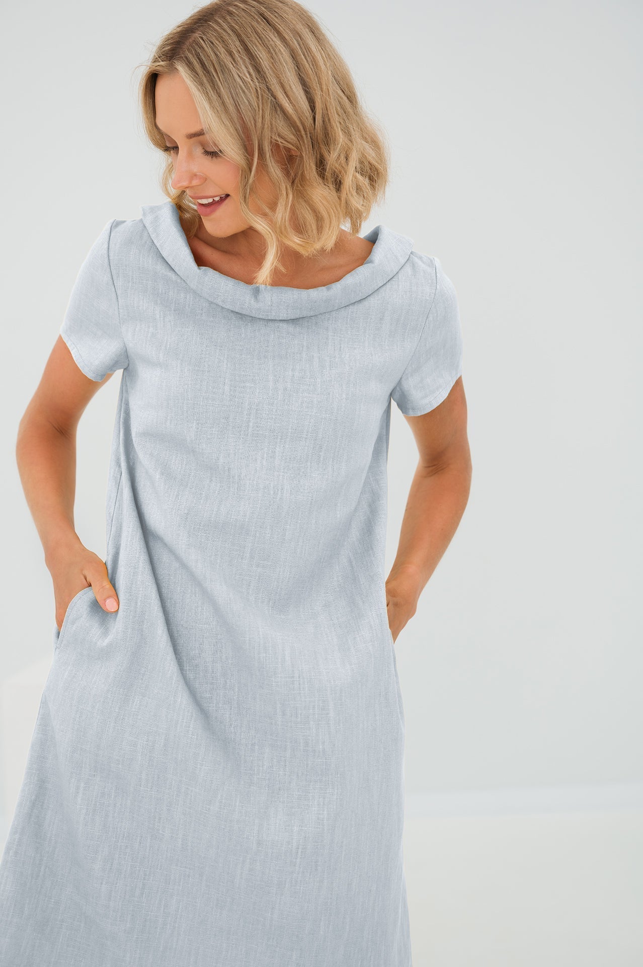 Sunny Comfort Linen Dress
