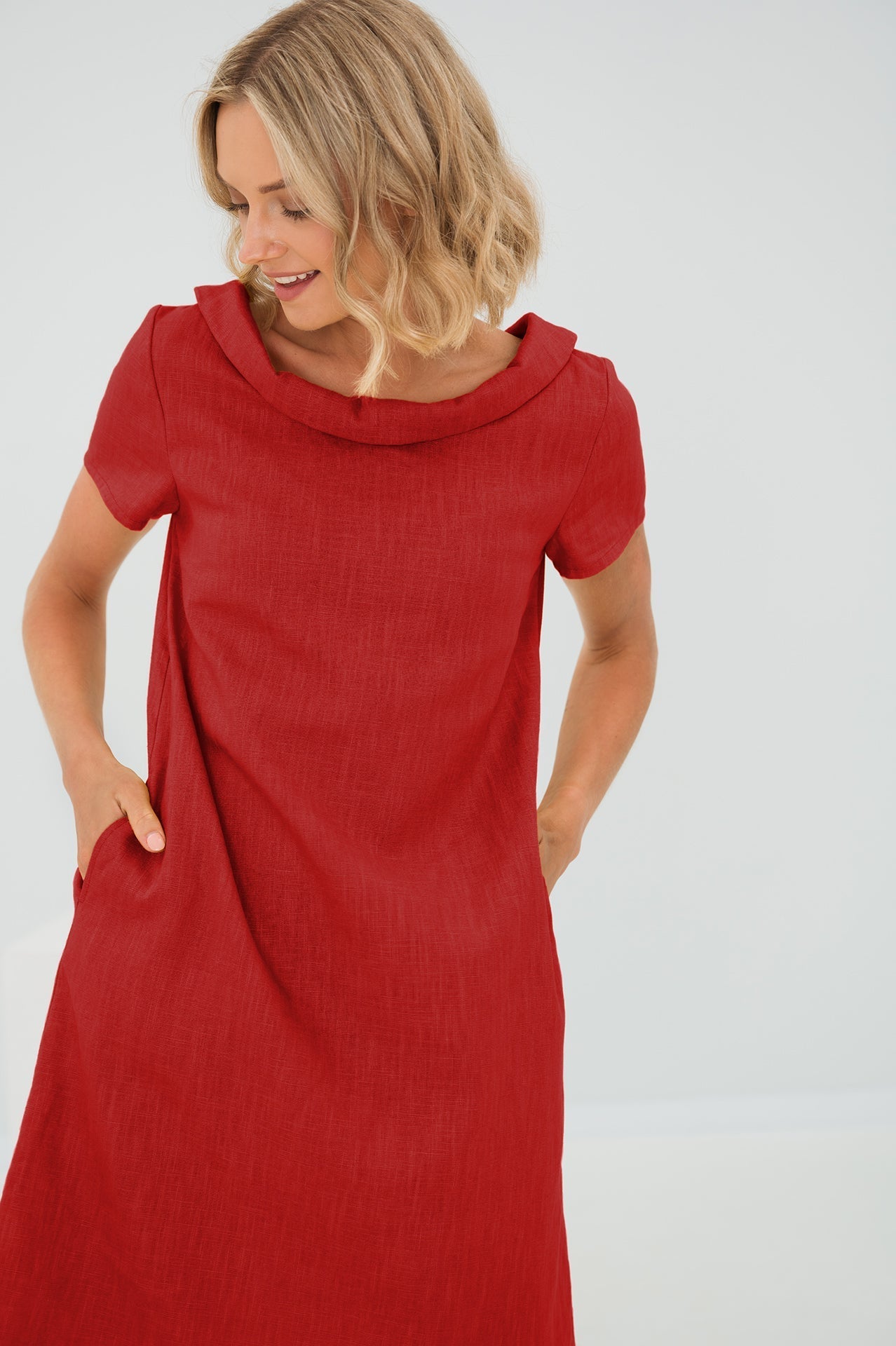 Sunny Comfort Linen Dress