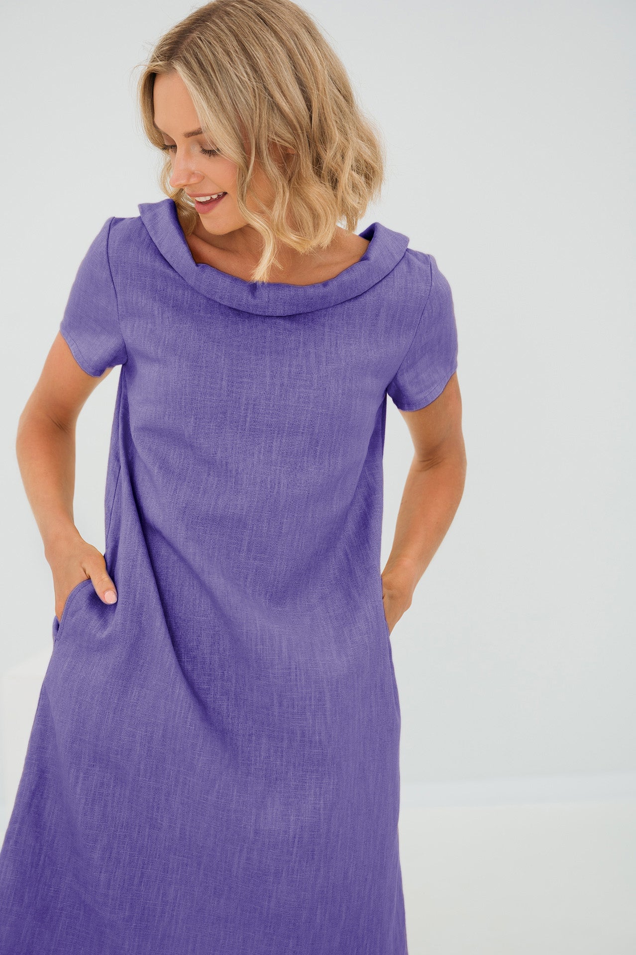 Sunny Comfort Linen Dress