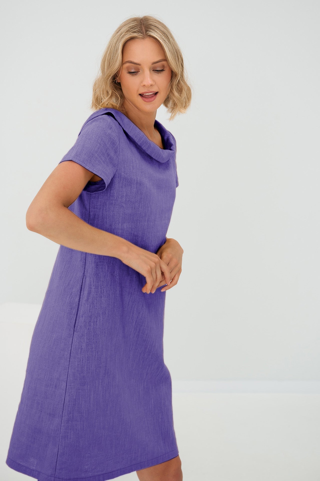 Sunny Comfort Linen Dress