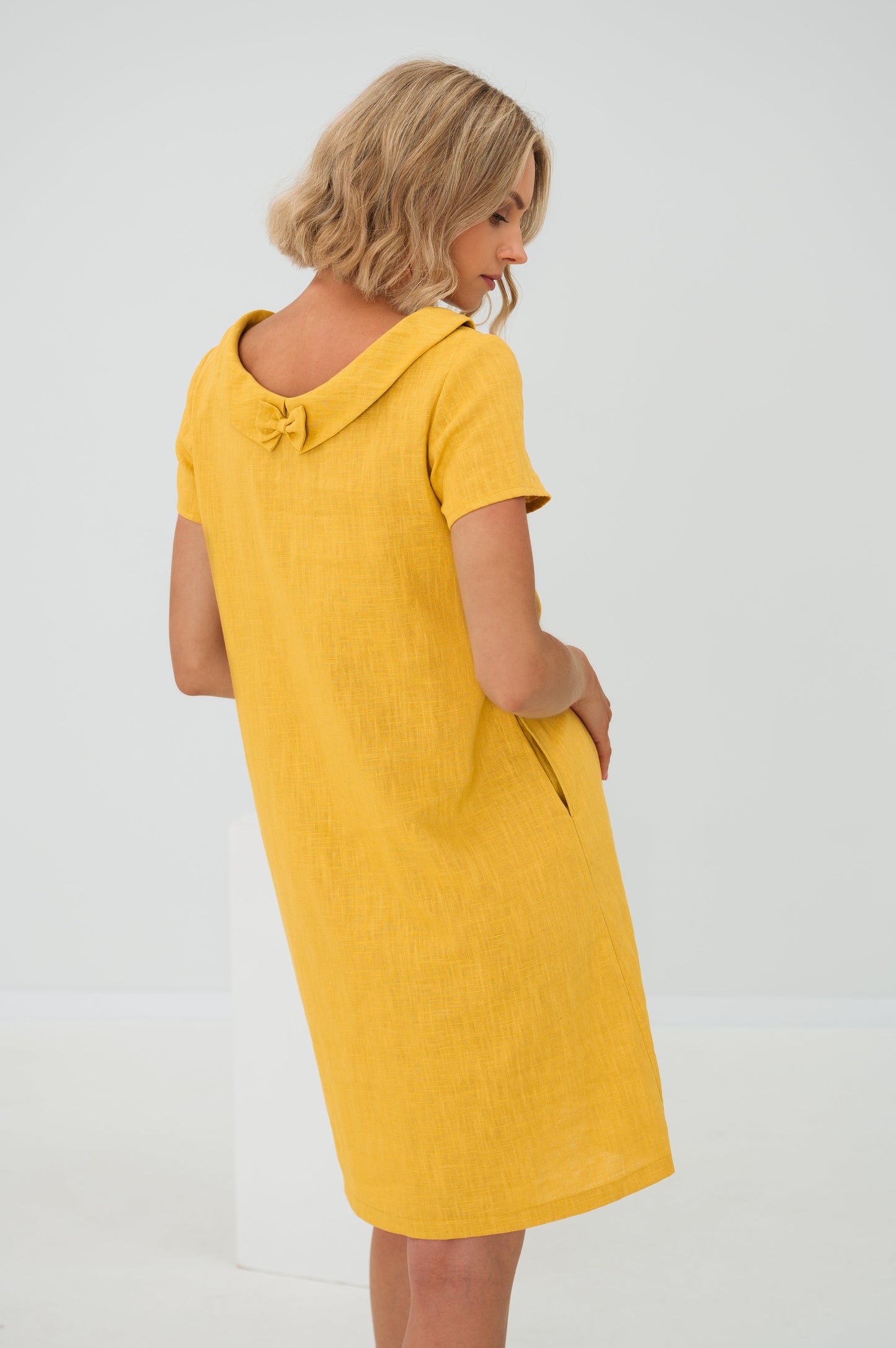 Sunny Comfort Linen Dress