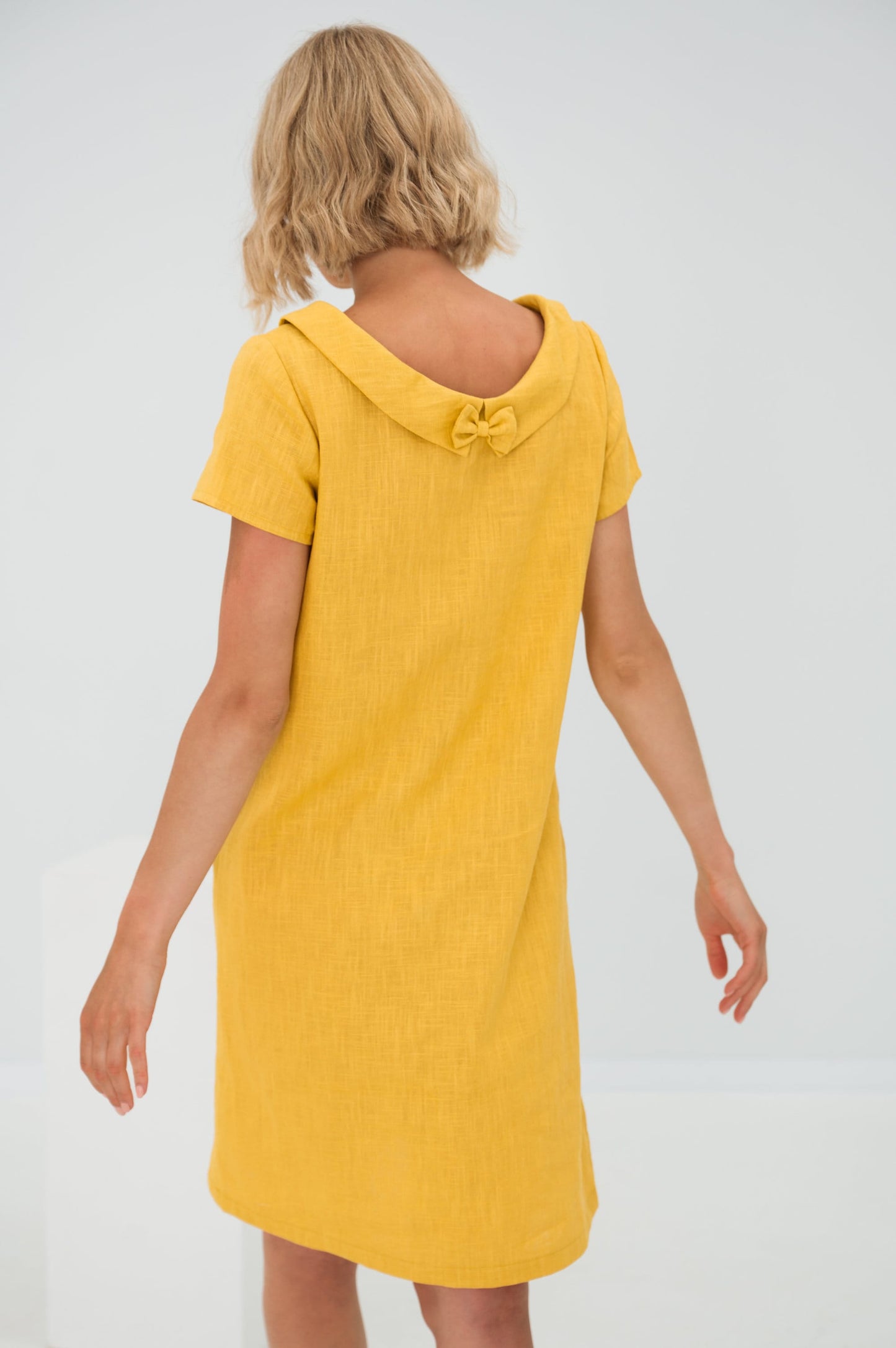 Sunny Comfort Linen Dress