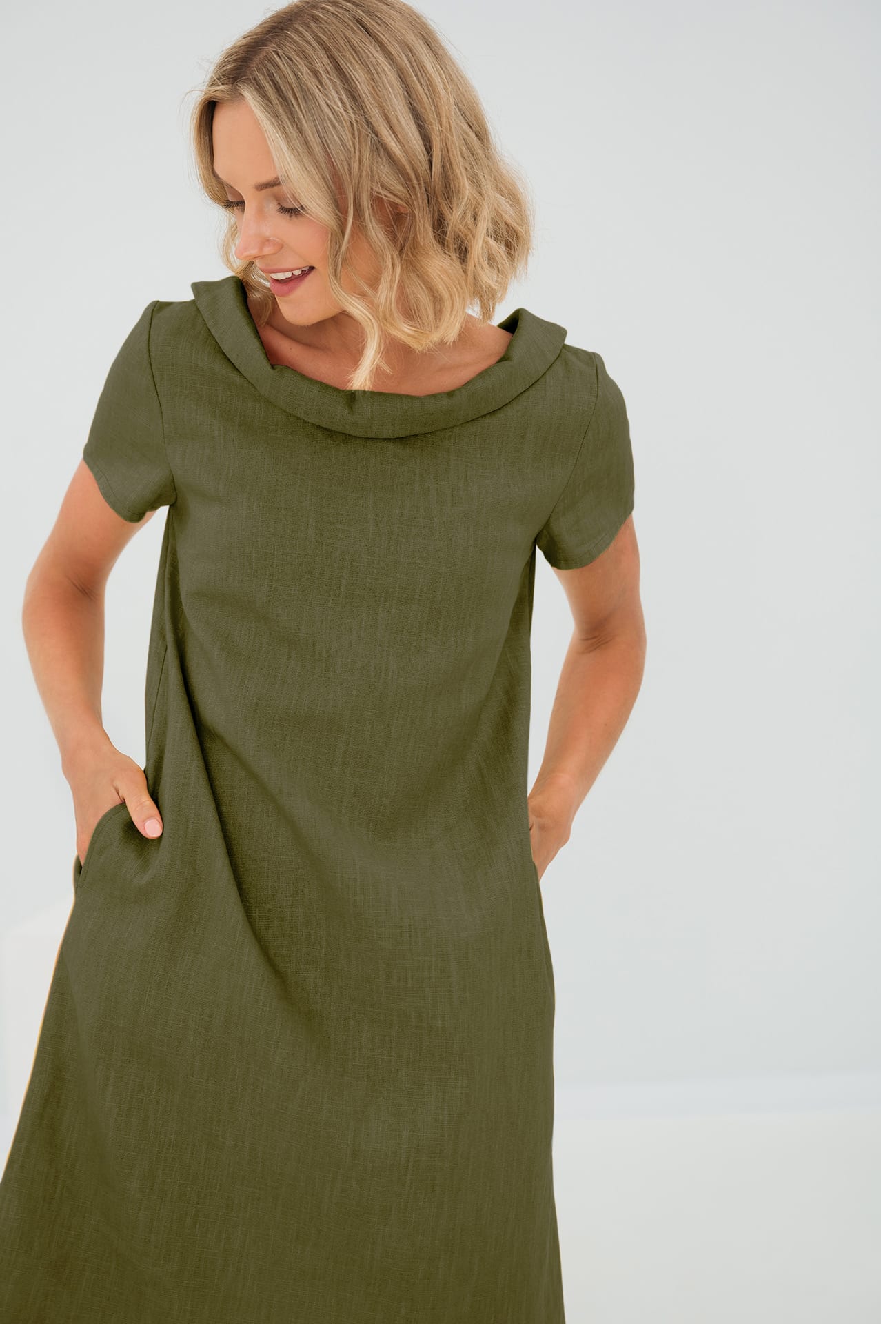 Sunny Comfort Linen Dress