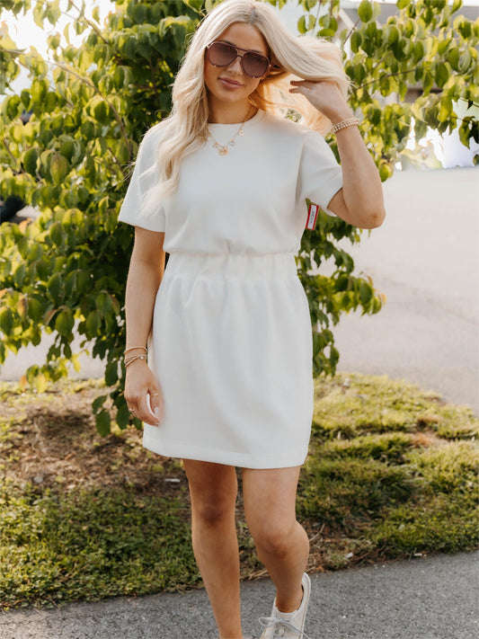 AirEssentials Cinched T-Shirt Dress