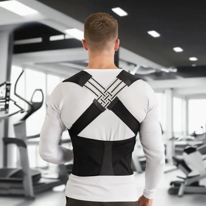 Posture Corrector relieves neck, shoulder and back pain.