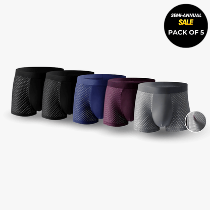 BAMBOO FIBRE BOXER SHORTS - FOR ALL-DAY COMFORT