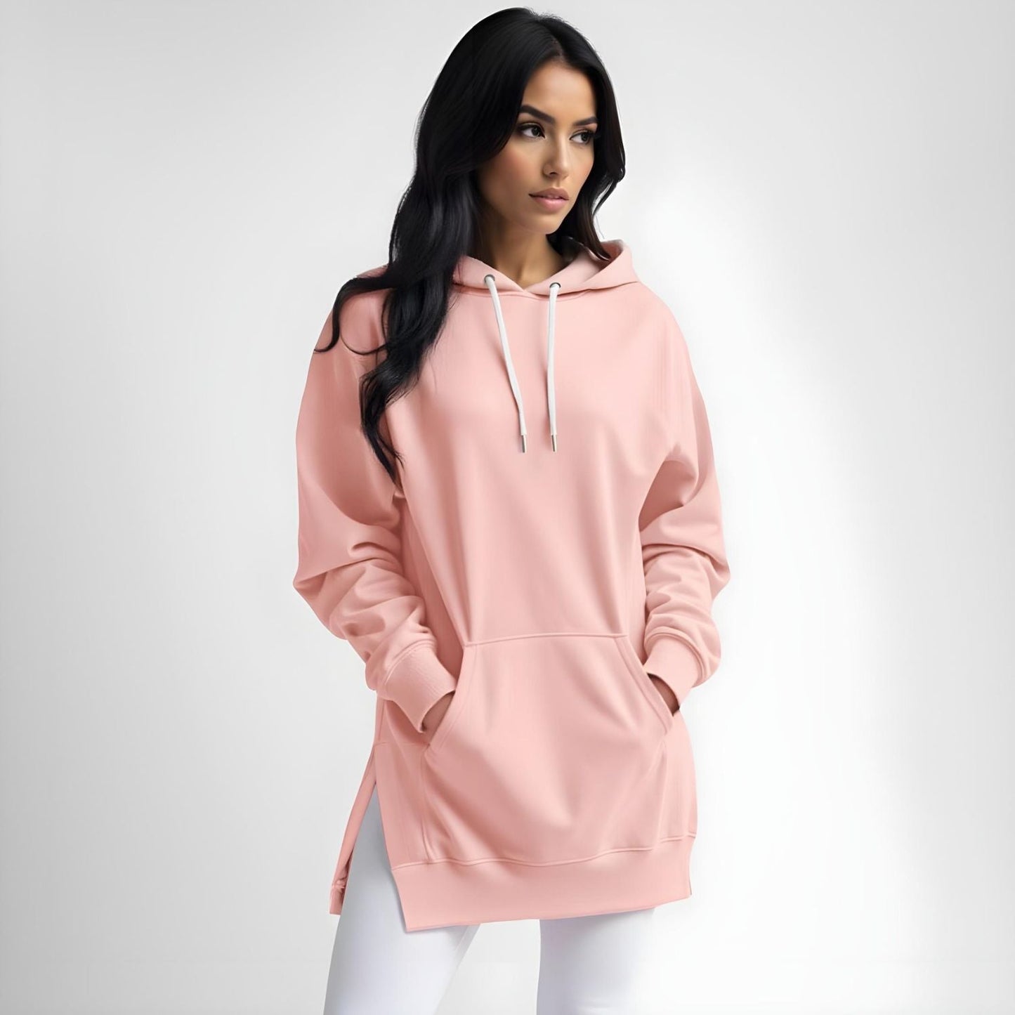 SnuggleFit Cozy Hoodie Dress