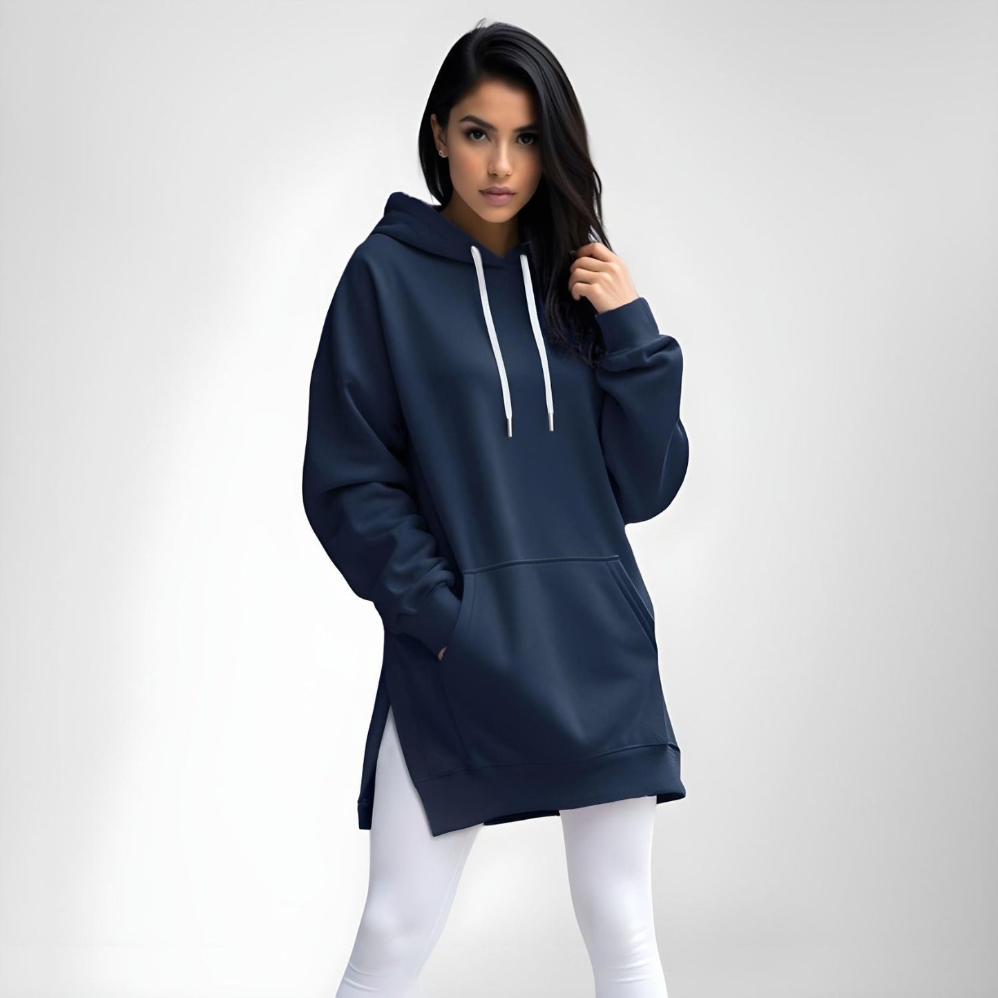 SnuggleFit Cozy Hoodie Dress