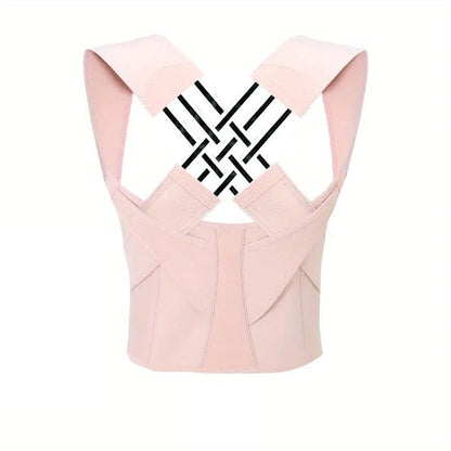 Posture Corrector relieves neck, shoulder and back pain.