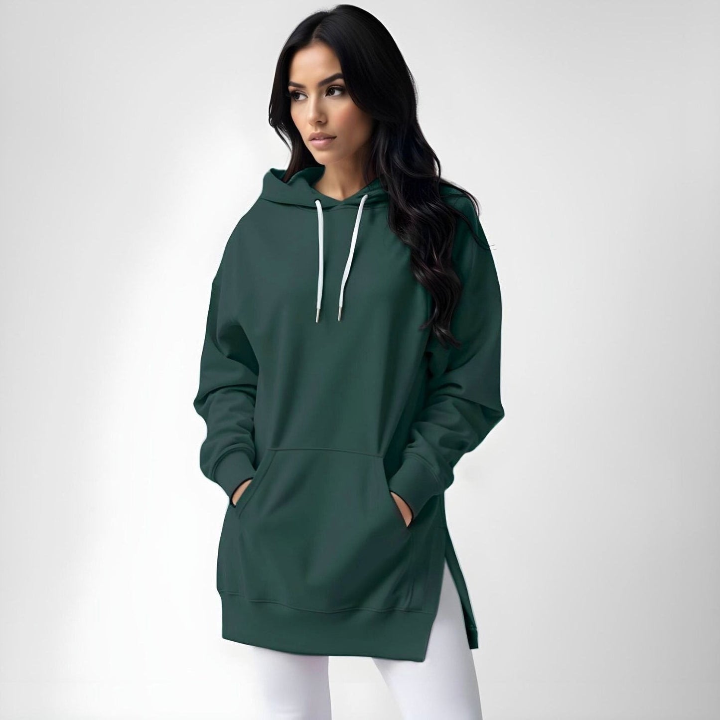 SnuggleFit Cozy Hoodie Dress
