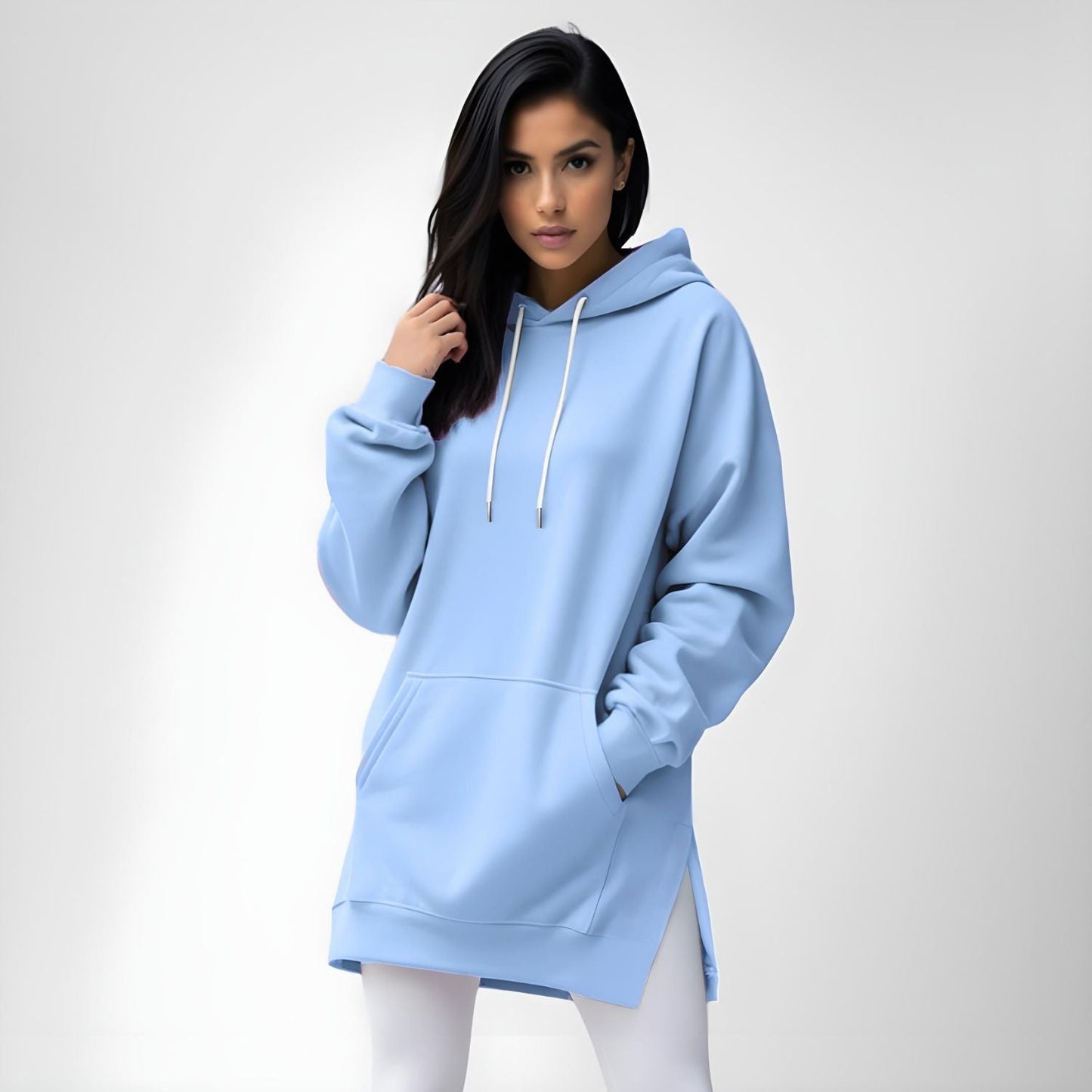 SnuggleFit Cozy Hoodie Dress