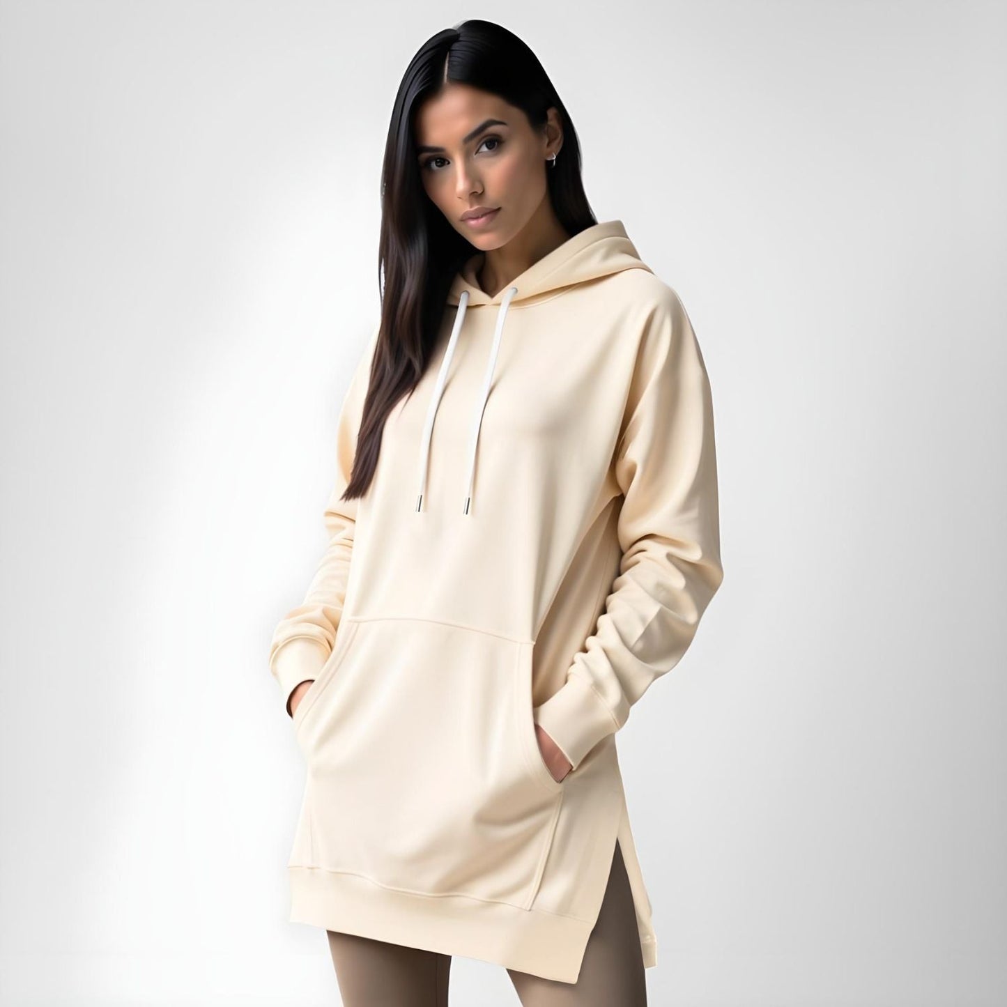 SnuggleFit Cozy Hoodie Dress