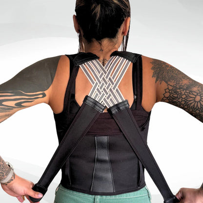 Posture Corrector relieves neck, shoulder and back pain.