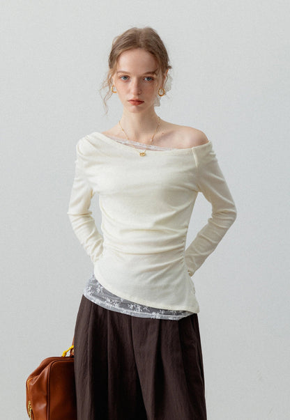 Chic Shoulder Elegance Top