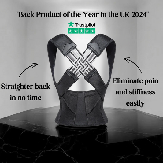 Posture Corrector relieves neck, shoulder and back pain.
