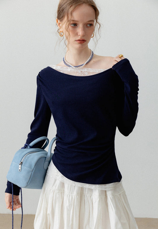 Chic Shoulder Elegance Top