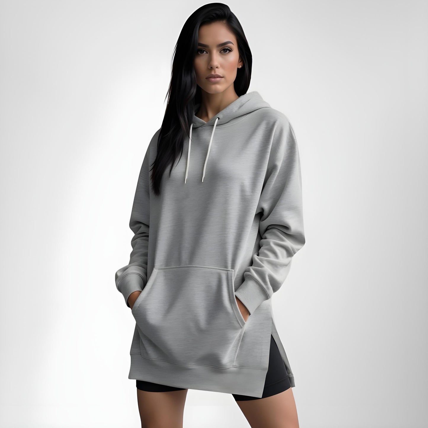 SnuggleFit Cozy Hoodie Dress