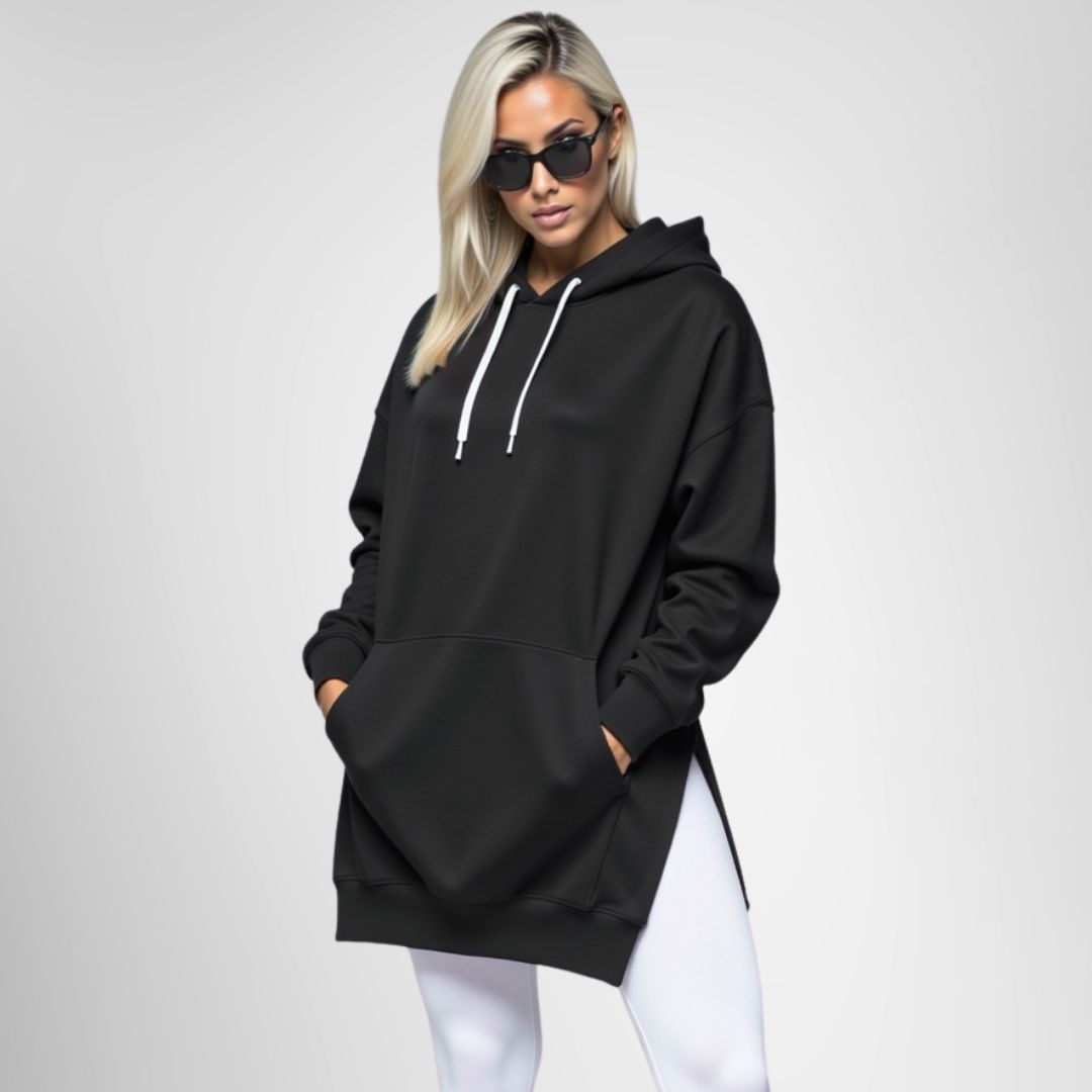 SnuggleFit Cozy Hoodie Dress