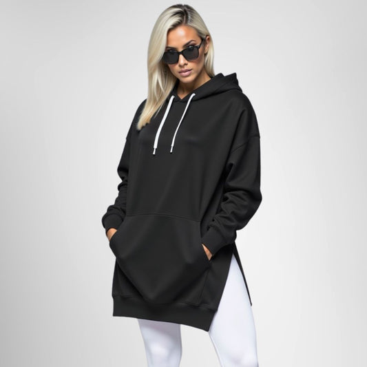SnuggleFit Cozy Hoodie Dress